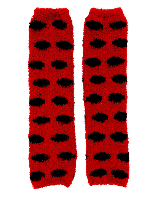 Ladybug Leg Warmers - Adult