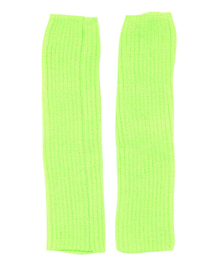 Neon Green Leg Warmers - Adult