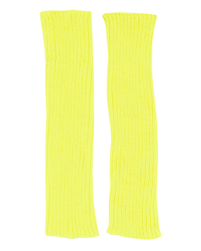 Neon Yellow Leg Warmers - Adult – product image 1