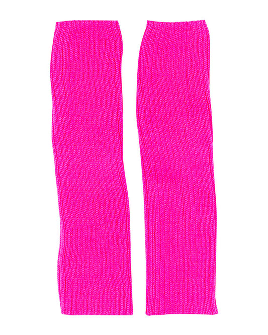 Neon Pink Leg Warmers - Adult