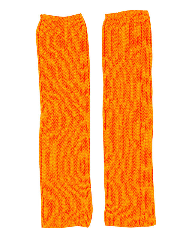 Neon Orange Leg Warmers - Adult