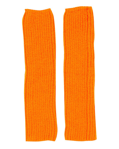 Neon Orange Leg Warmers - Adult
