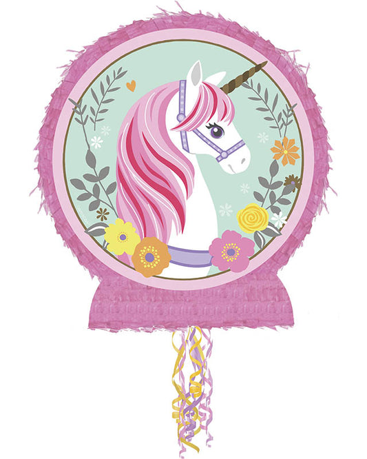 Magical Unicorn Drum Pull Pinata