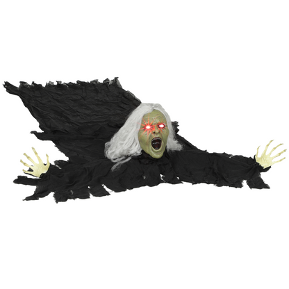 Outsunny 183 cm Life Size Scary Halloween Decorations, Battery Operated