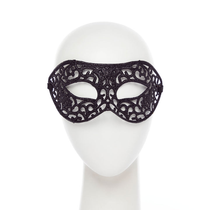 Black Glitter Lace Mask – product image 1