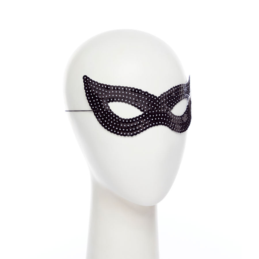 Black Sequin Mask – product image 2