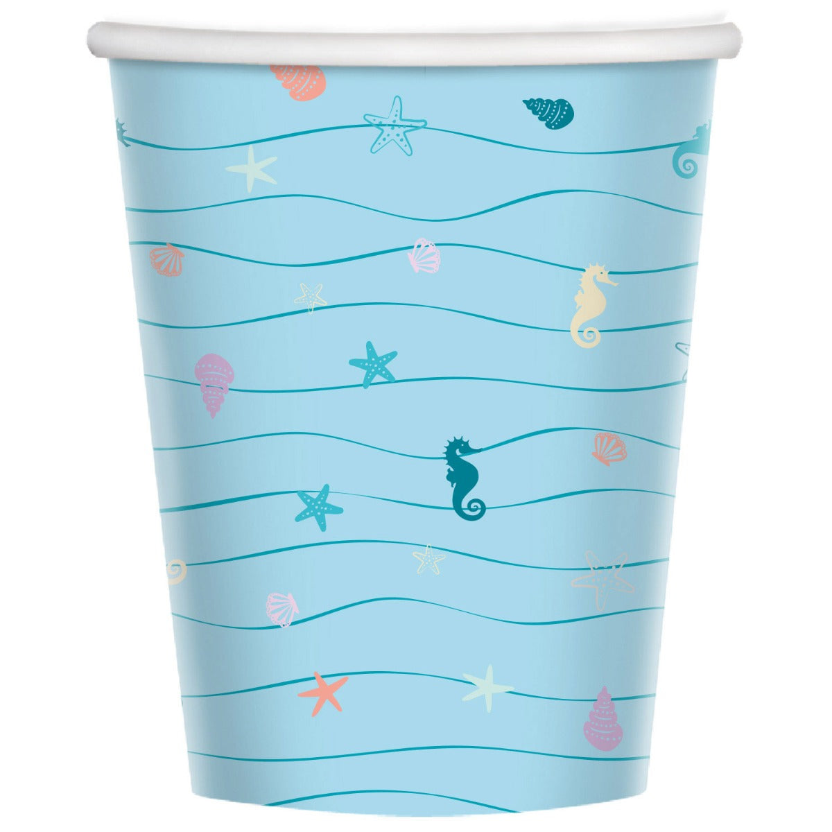 Mermaid Tales Paper Cups - 250ml (8pk) – product image 2