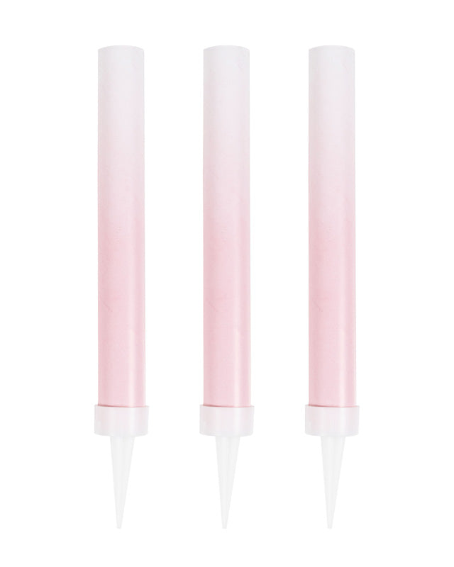 Mix It Up Pink Ombre Cake Fountain Candles - 16cm