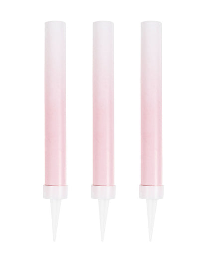Mix It Up Pink Ombre Cake Fountain Candles - 16cm