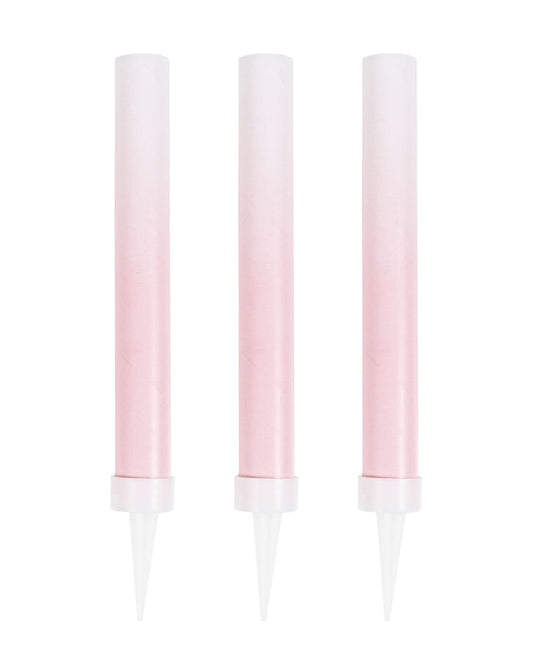 Mix It Up Pink Ombre Cake Fountain Candles - 16cm