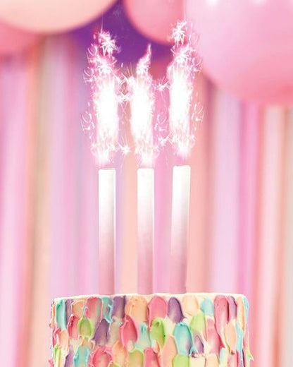 Mix It Up Pink Ombre Cake Fountain Candles - 16cm