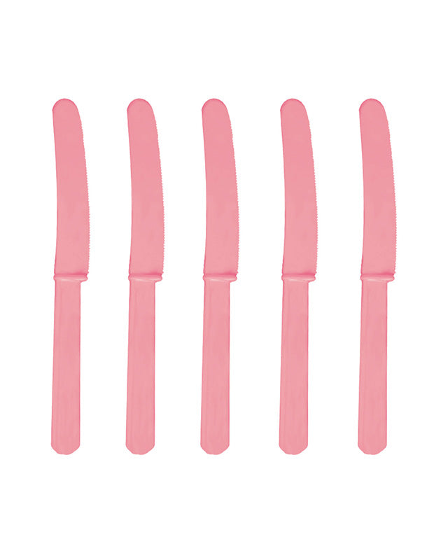 Pink Plastic Knives (10pk)