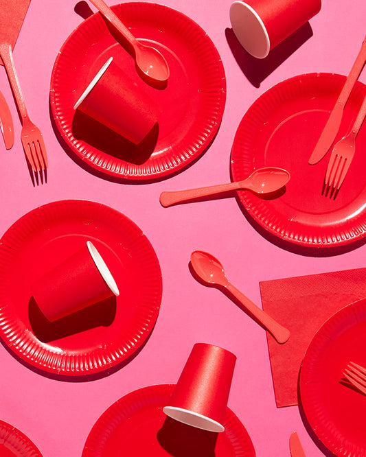 Red Party Tableware