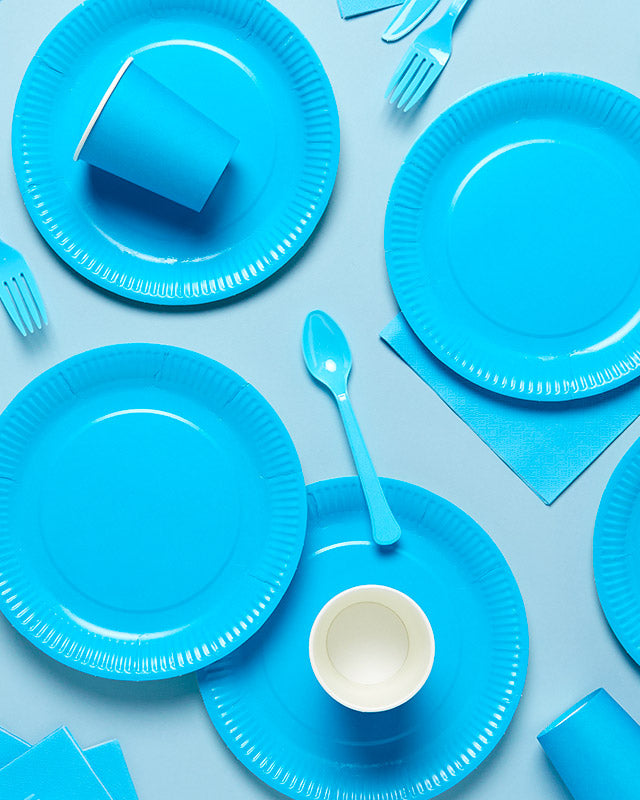 Turquoise Party Tableware