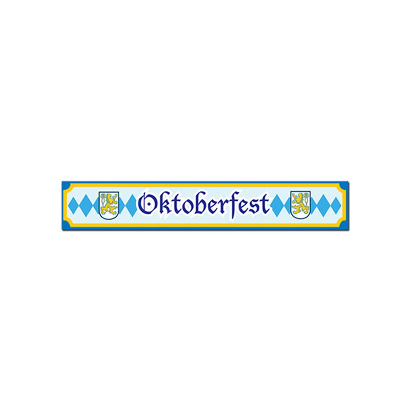 Oktoberfest Street Sign Cutouts - 60cm (4pk)
