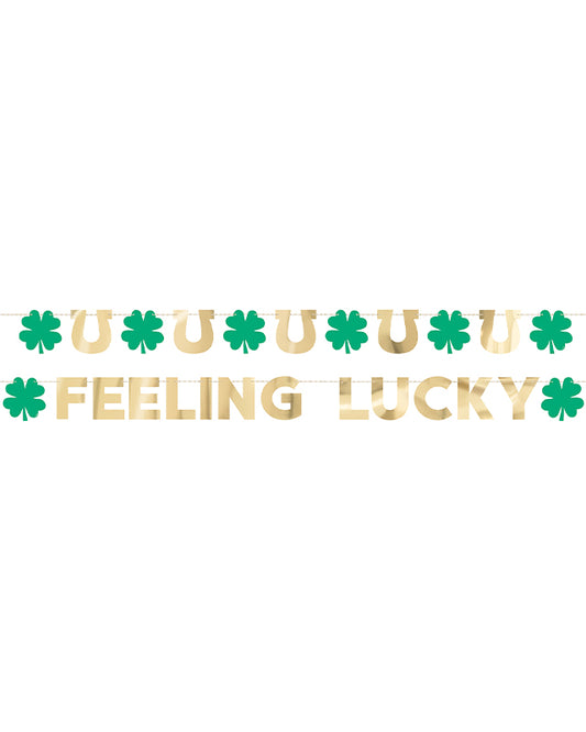Shamrock Foil Garland - 2.7m (2pk)