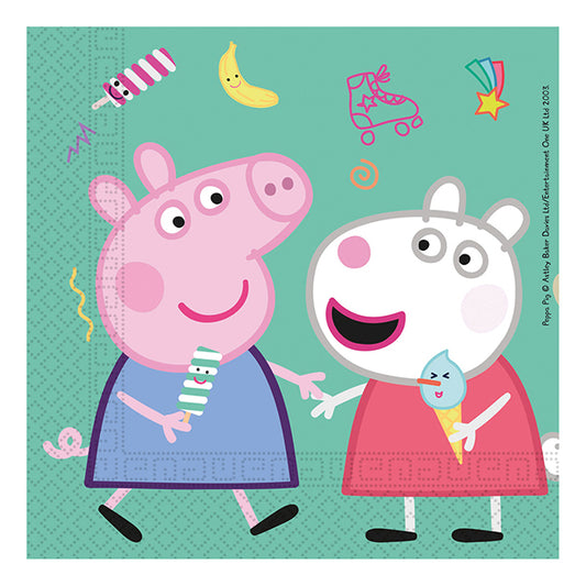 Peppa Pig Next Generation Party Paper Napkins 33cm (20pk)