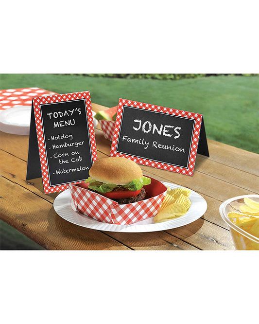 Picnic Party Chalkboard Place Cards - 15cm