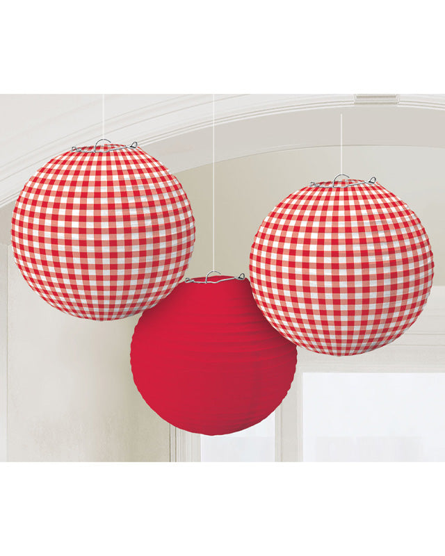 Picnic Party Paper Lantern Decorations - 24cm