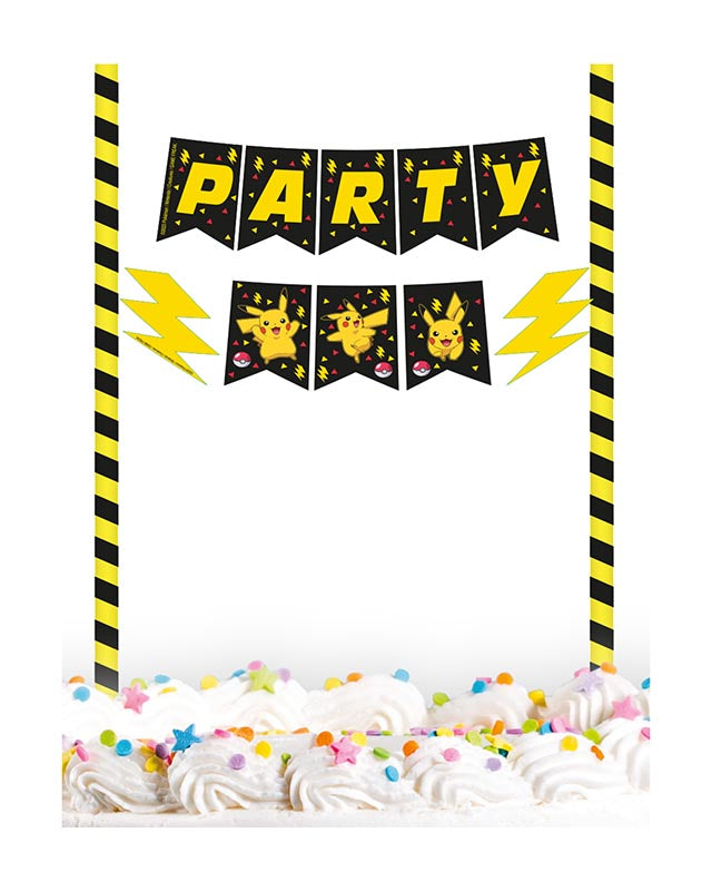 Pikachu Pokemon Party Cake Topper