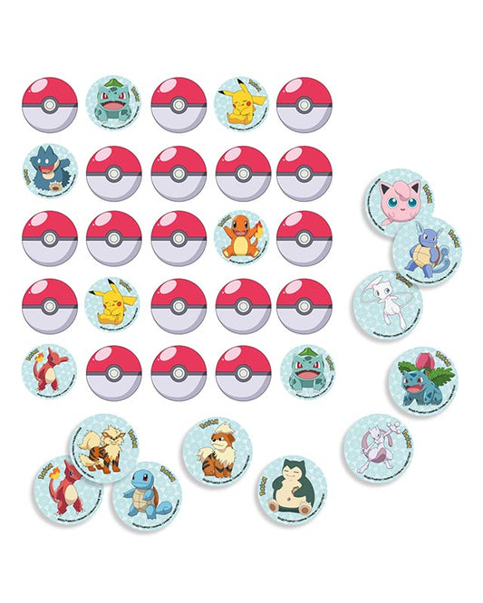 Pikachu Pokemon Party Matching Game (32pk)