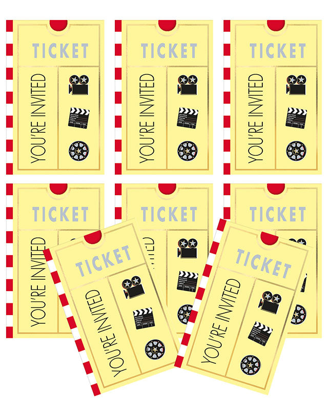 Hollywood Invites (8pk) – product image 2