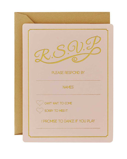 Pastel Perfection Wedding RSVP Cards