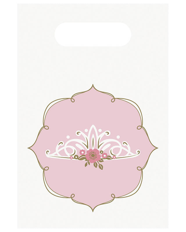 Princess for a Day Party Paper Loot Bags (8pk)