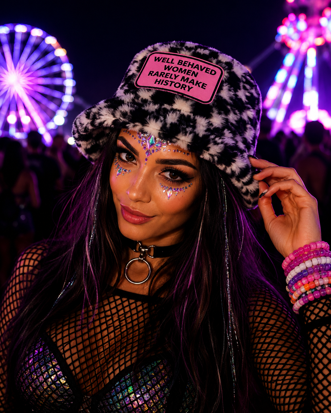 Well Behaved Women Furry Bucket Hat