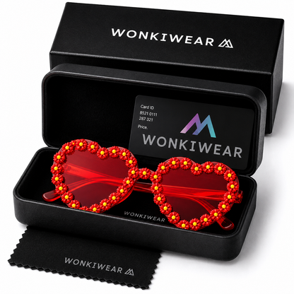 Red Heart Daisy Colour Therapy Glasses