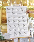 Rustic Romance Wooden Frame and Envelope Wedding Guest Book Alternative - 72cm x 52cm – product image 1