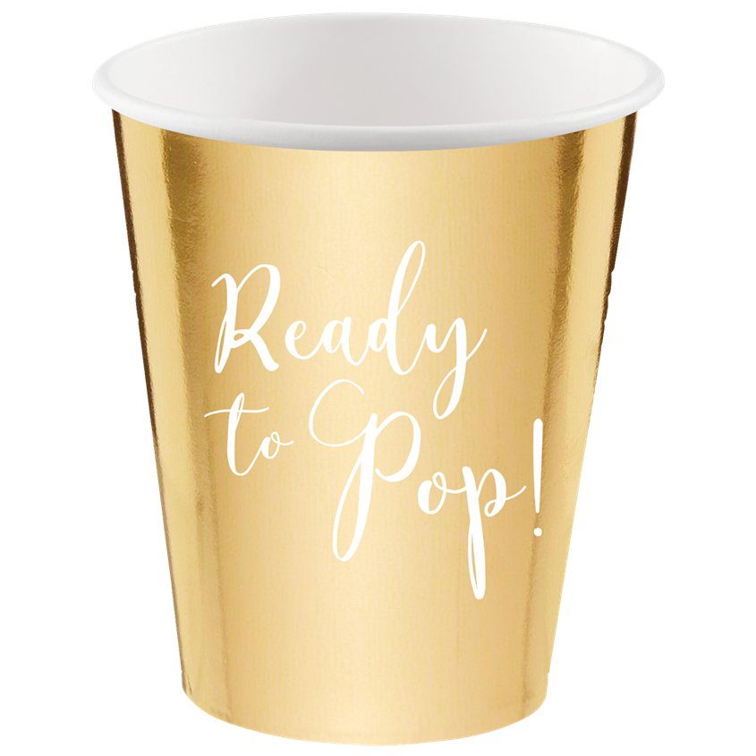 Ready To Pop Paper Cups - 250ml (8pk) – product image 3