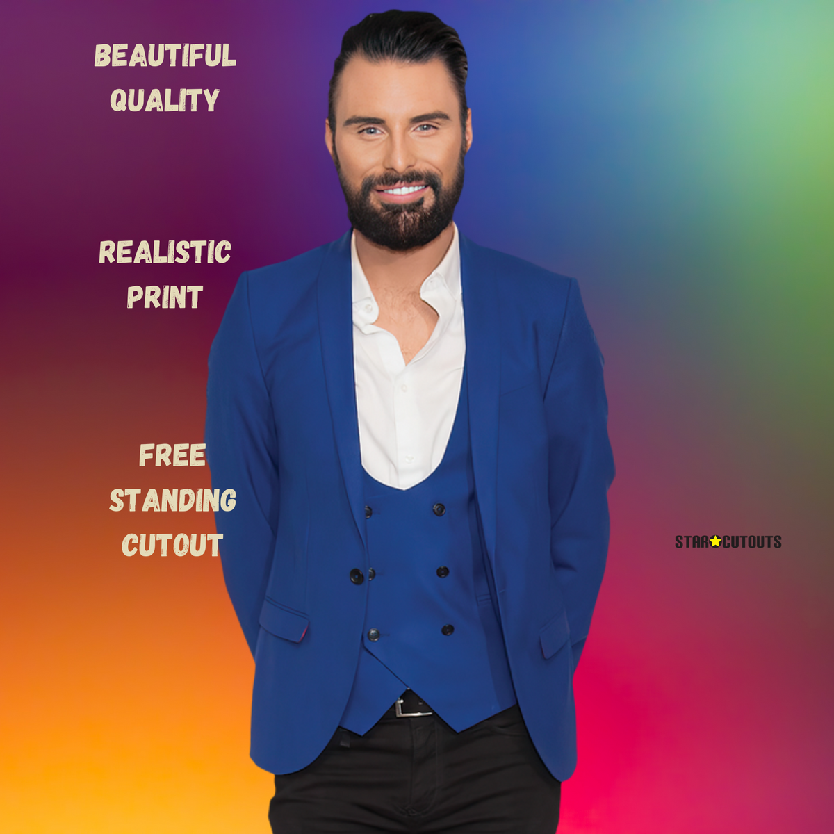 CS1097 Rylan Clark Height 194cm Lifesize Cardboard Cut Out With Mini – product image 4