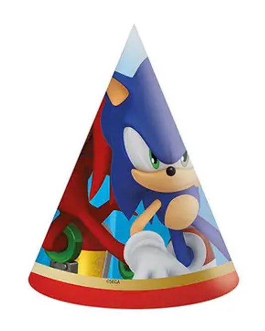 Sonic Speed Paper Party Hats (6pk)