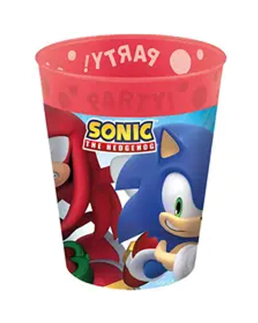 Sonic Speed Reuseable Plastic Party Cup - 250ml
