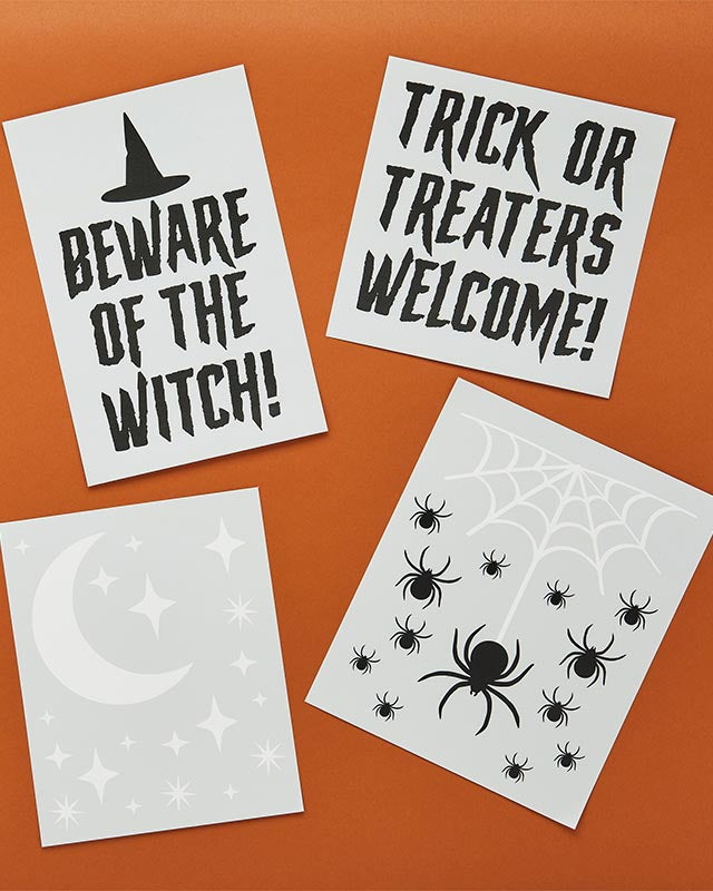 Trick or Treat Window Clings (4pk) – product image 3
