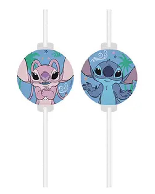 Disney Stitch Party Paper Straws (4pk)
