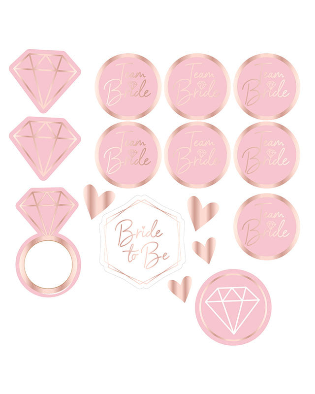 Team Bride Temporary Tattoos (6pk)