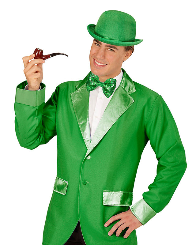 Green LED Sequin Bow Tie