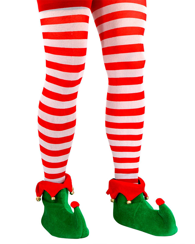 Red & White Tights - Adult Plus Size