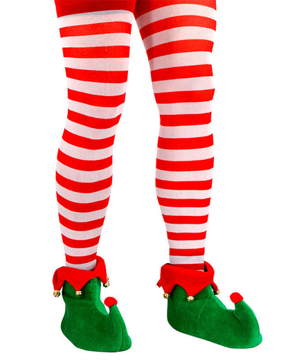 Red & White Tights - Adult Plus Size