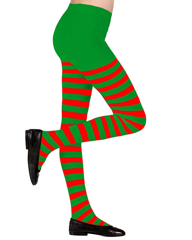 Green & Red Tights - Child