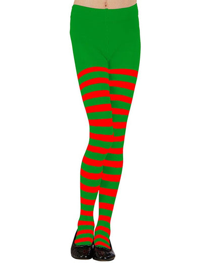 Green & Red Tights - Child