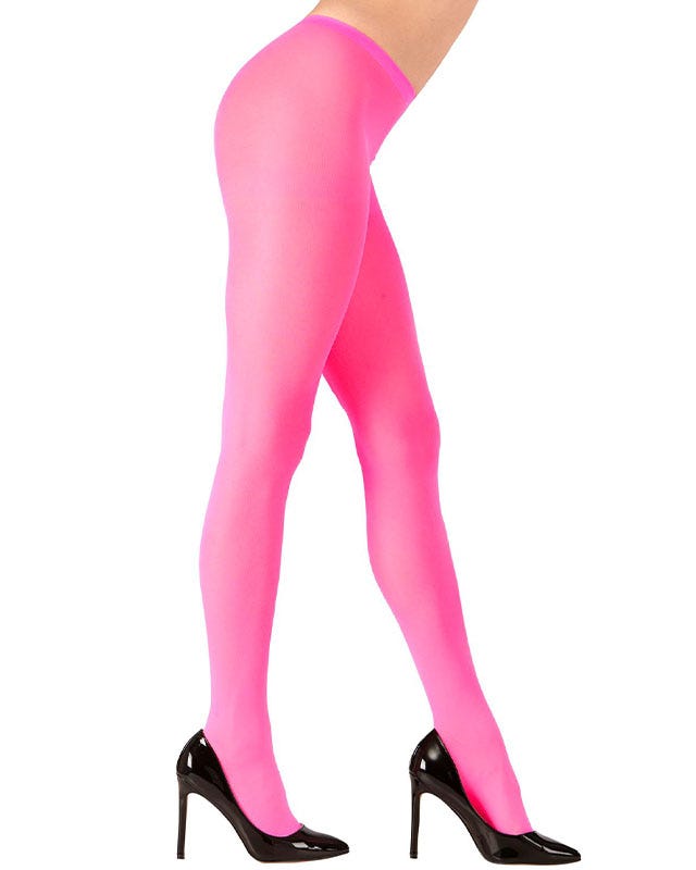 Neon Pink Tights - Adult – product image 1