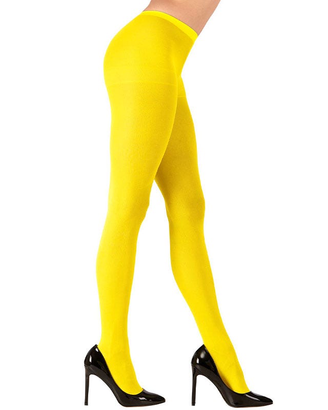 Neon Yellow Tights - Adult – product image 1
