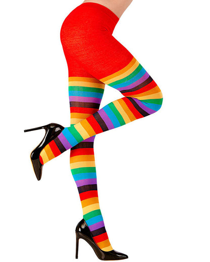 Rainbow Socks Tights - Adult