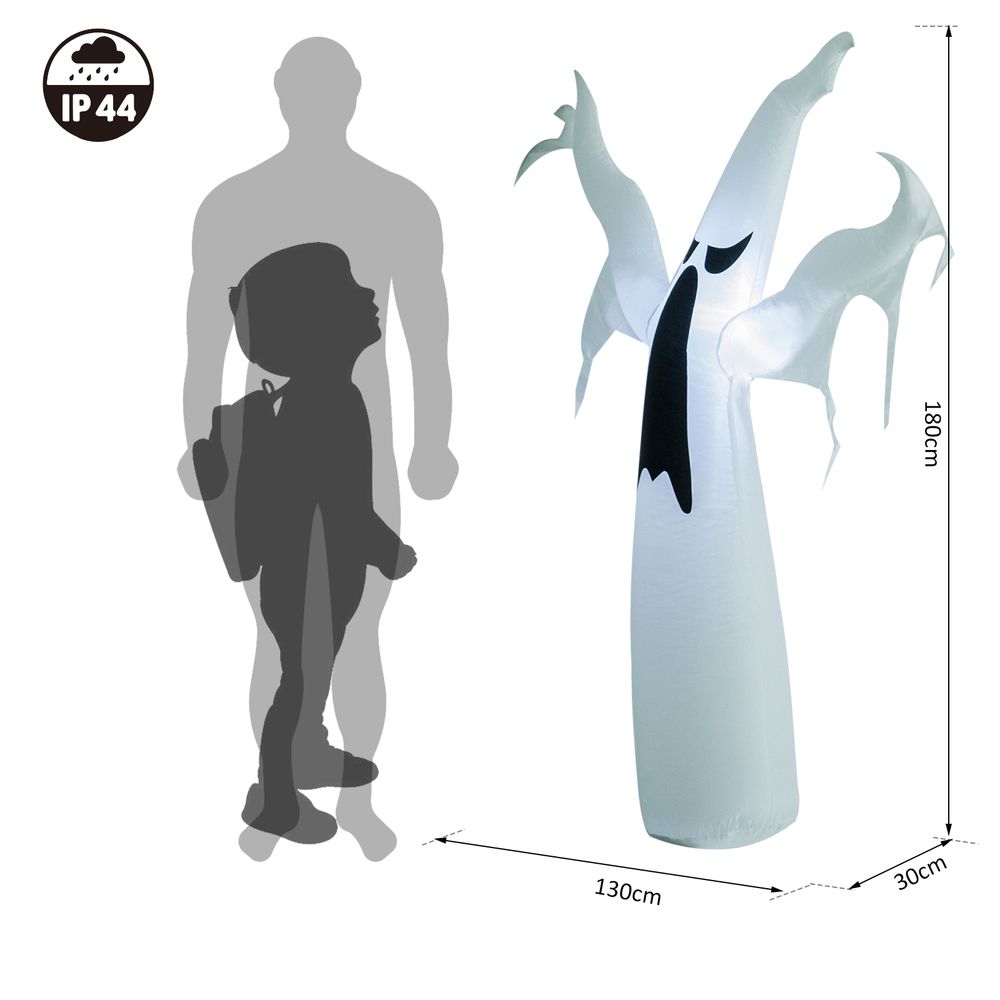 6FT 1.8m LED Halloween Inflatable Deco Floating Ghost Scary Party Outdoors – product image 3