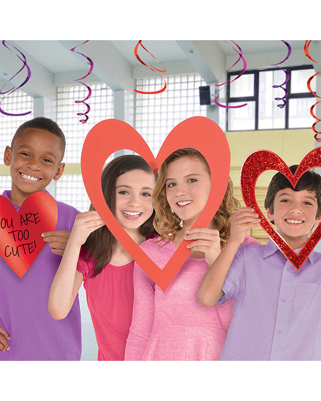 Heart Selfie Photo Props (3pk)