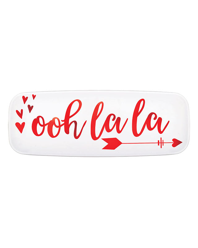 Ooh La La Plastic Platter - 45cm x 16.5cm