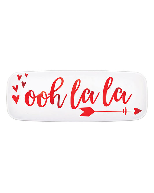 Ooh La La Plastic Platter - 45cm x 16.5cm